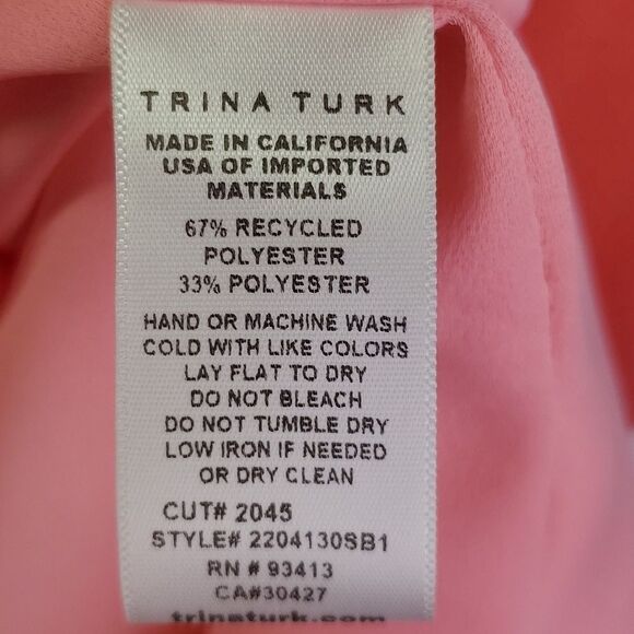 Trina Turk Haipo Top Coral Size Small - Picture 6 of 7